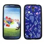 Wholesale Samsung Galaxy S4 Purple I Love You Design Gummy Case